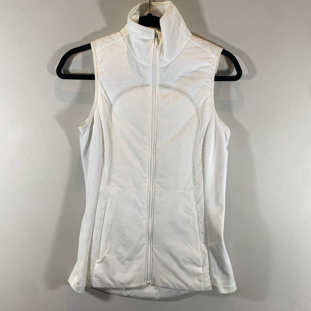 Lululemon White Vest Size 4